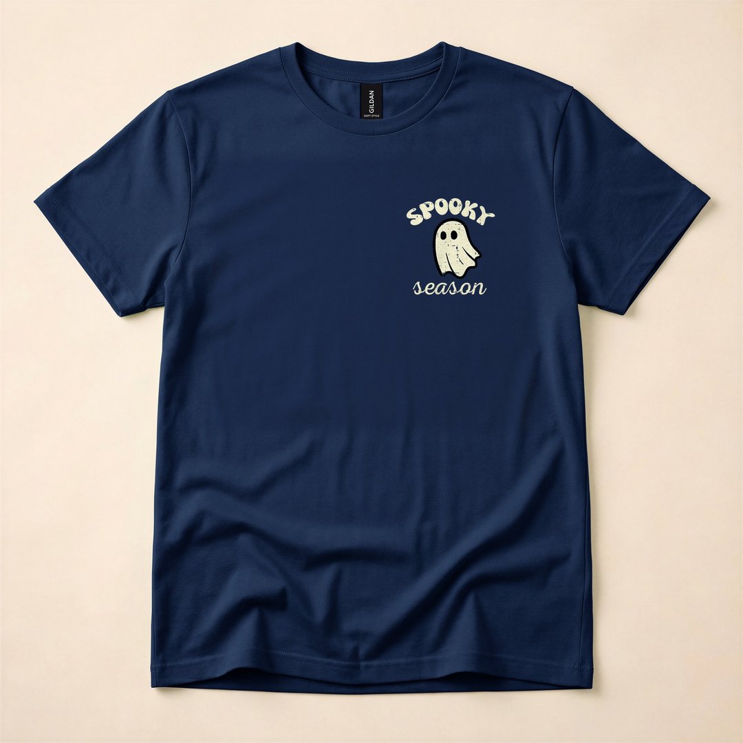 Pocket Ghost Spooky Season Halloween T-Shirt - photo 2