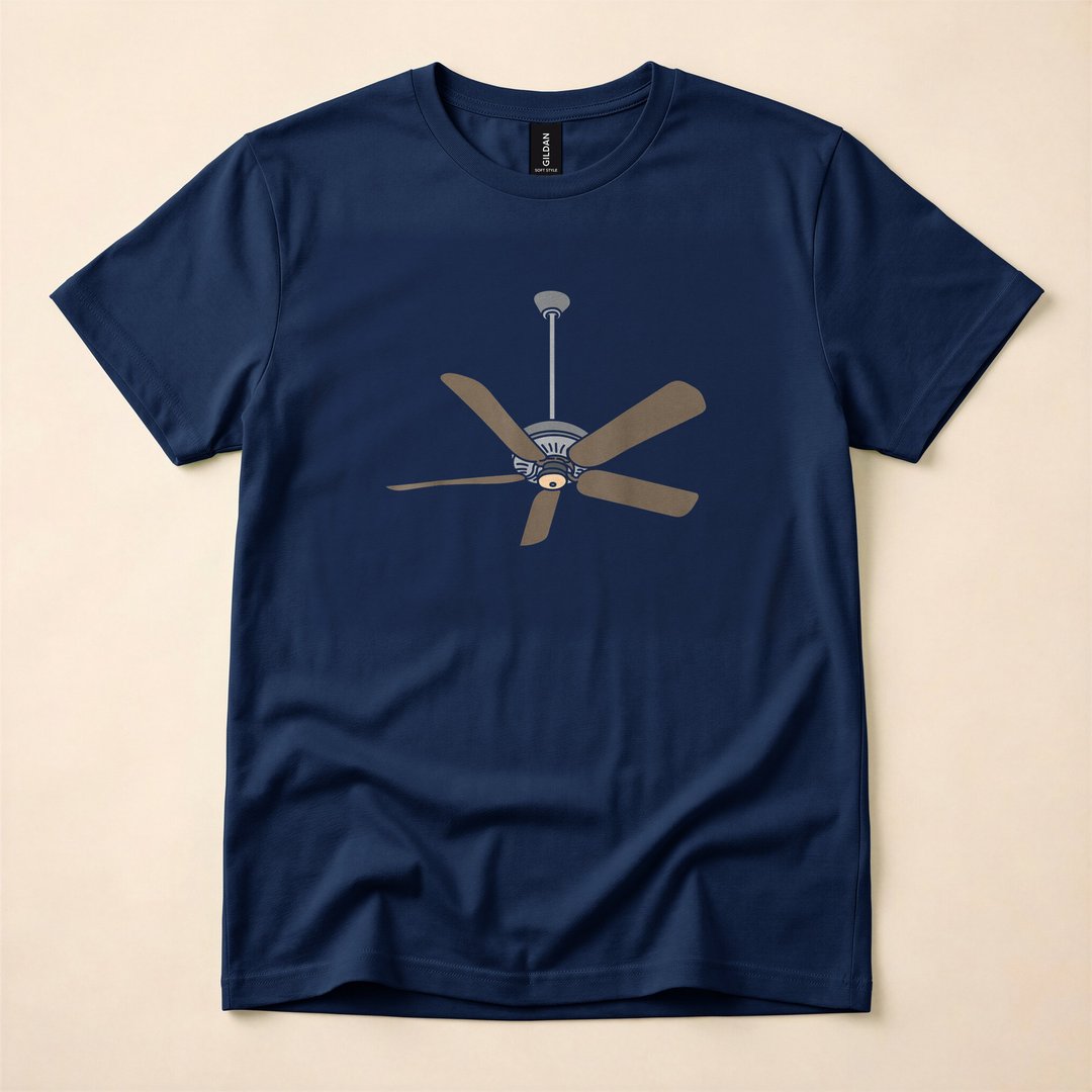 Ceiling Fan Lazy DIY Halloween Costume Funny Pun T-Shirt - photo 2
