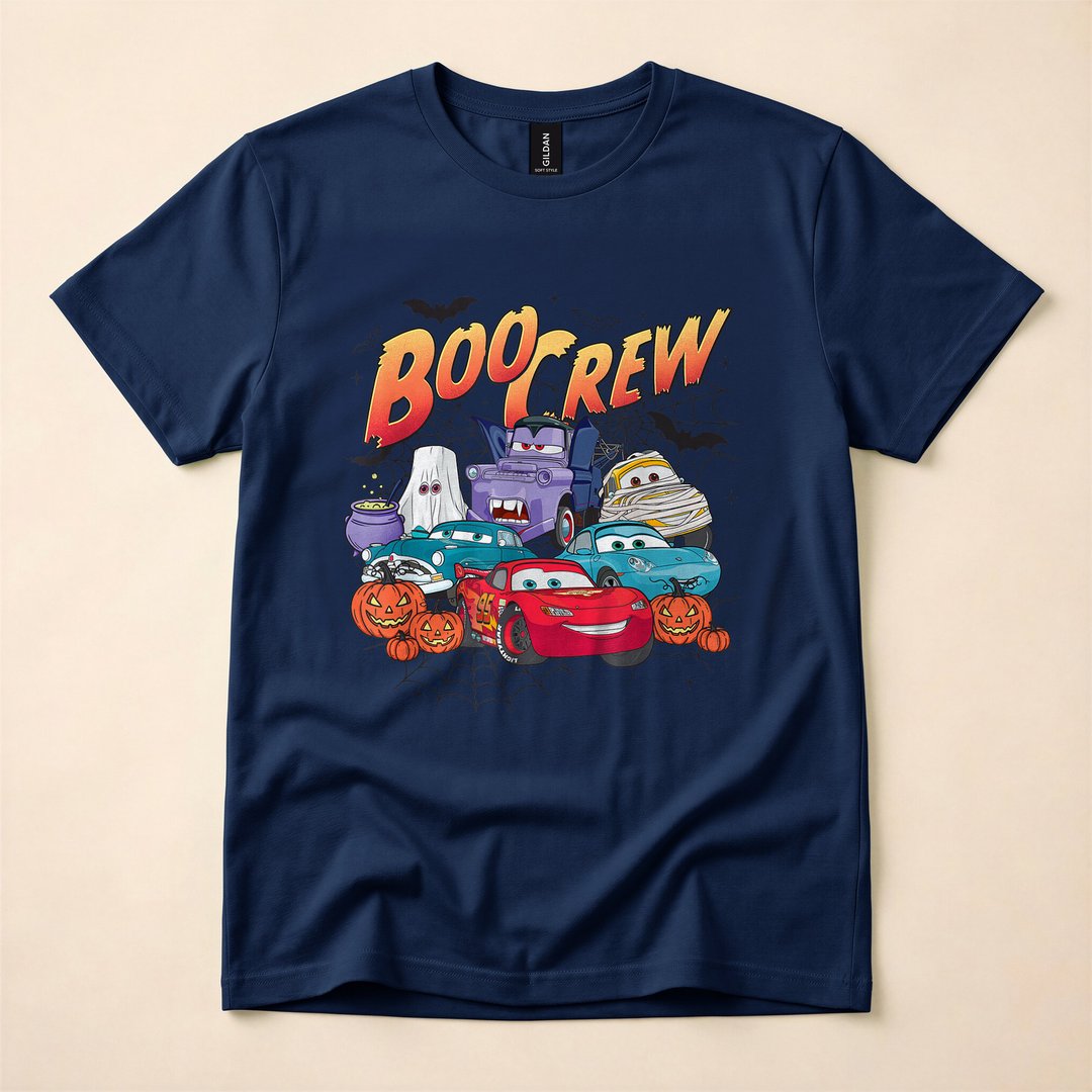Disney Pixar Cars Boo Crew Monster Costume Halloween T-Shirt - photo 2