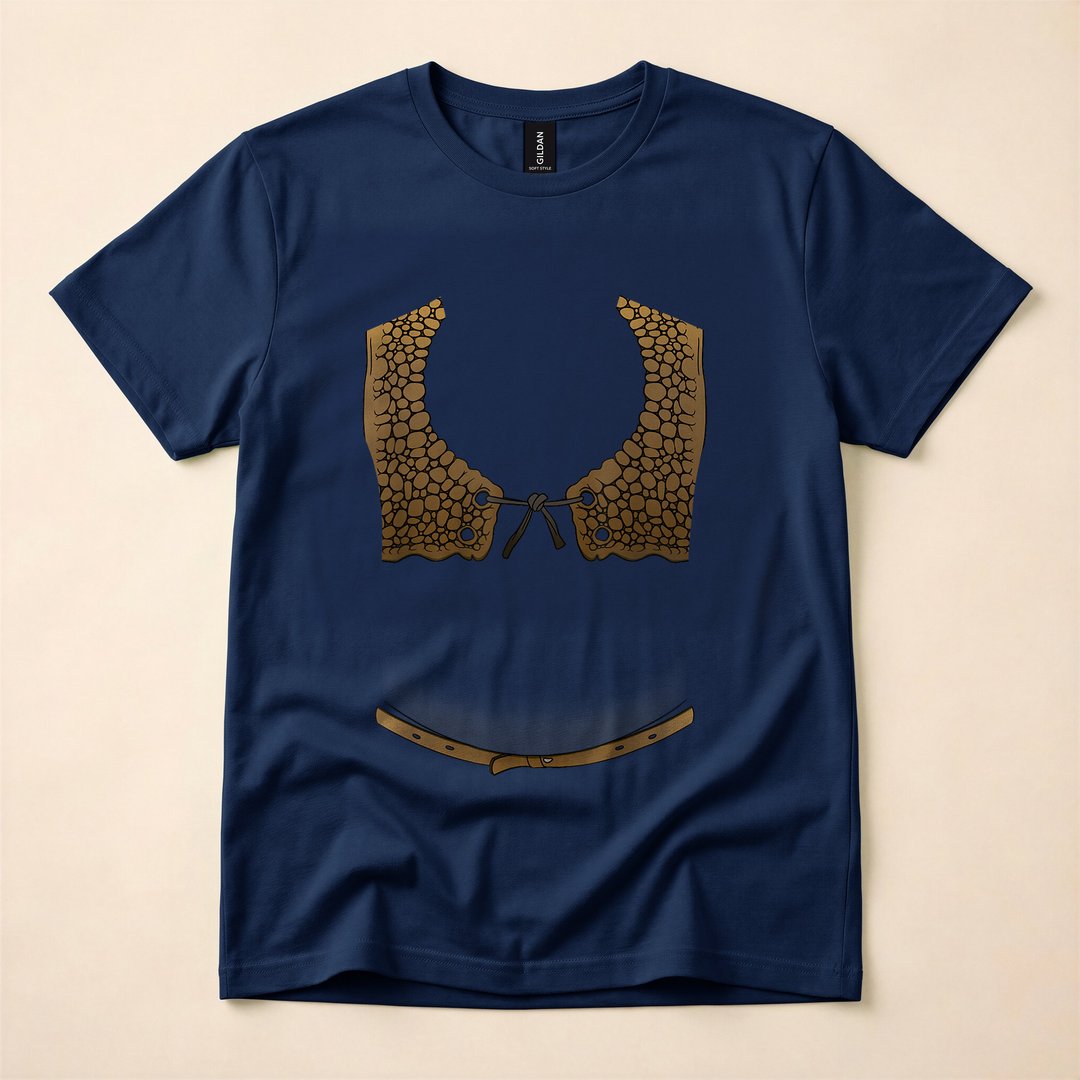 Shrek Halloween Big Chest Costume T-Shirt - photo 2