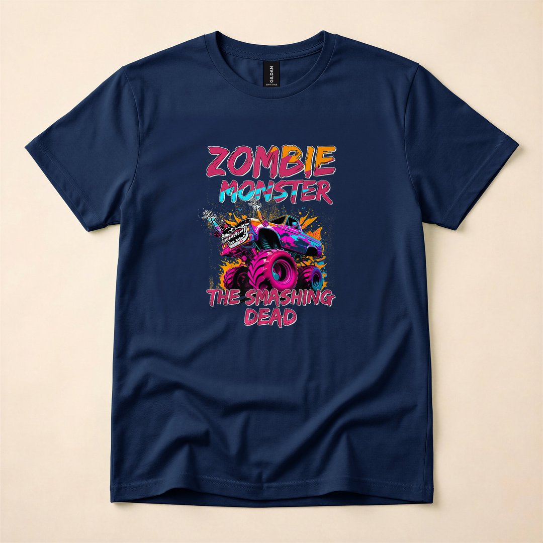 Zombie Monster Truck The Smashing Dead T-Shirt - photo 2