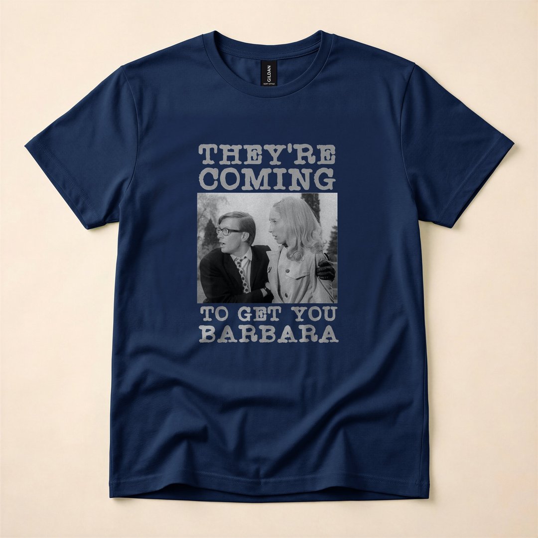 They're Coming to Get You Barbara Zombie Horror T-Shirt - photo 2