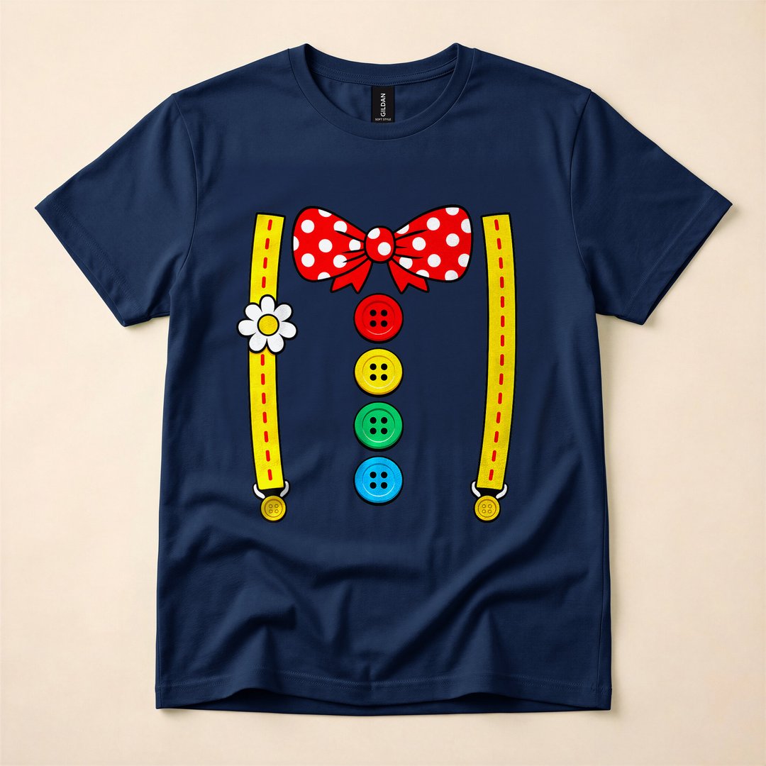 Vintage Creepy Clown Halloween Costume T-Shirt - photo 2