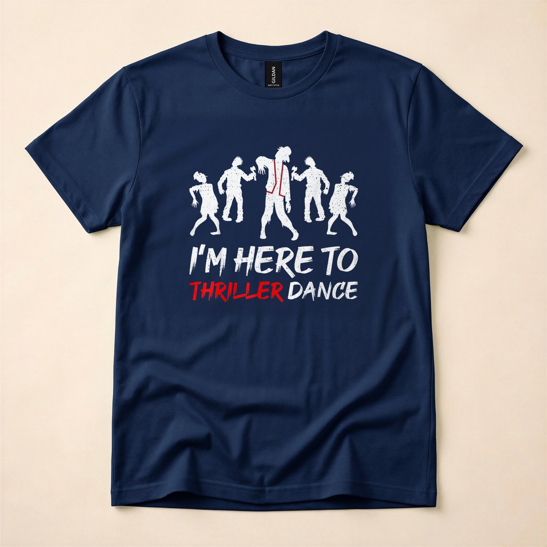 Here to Do the Thriller Dance Funny Halloween T-Shirt - photo 2