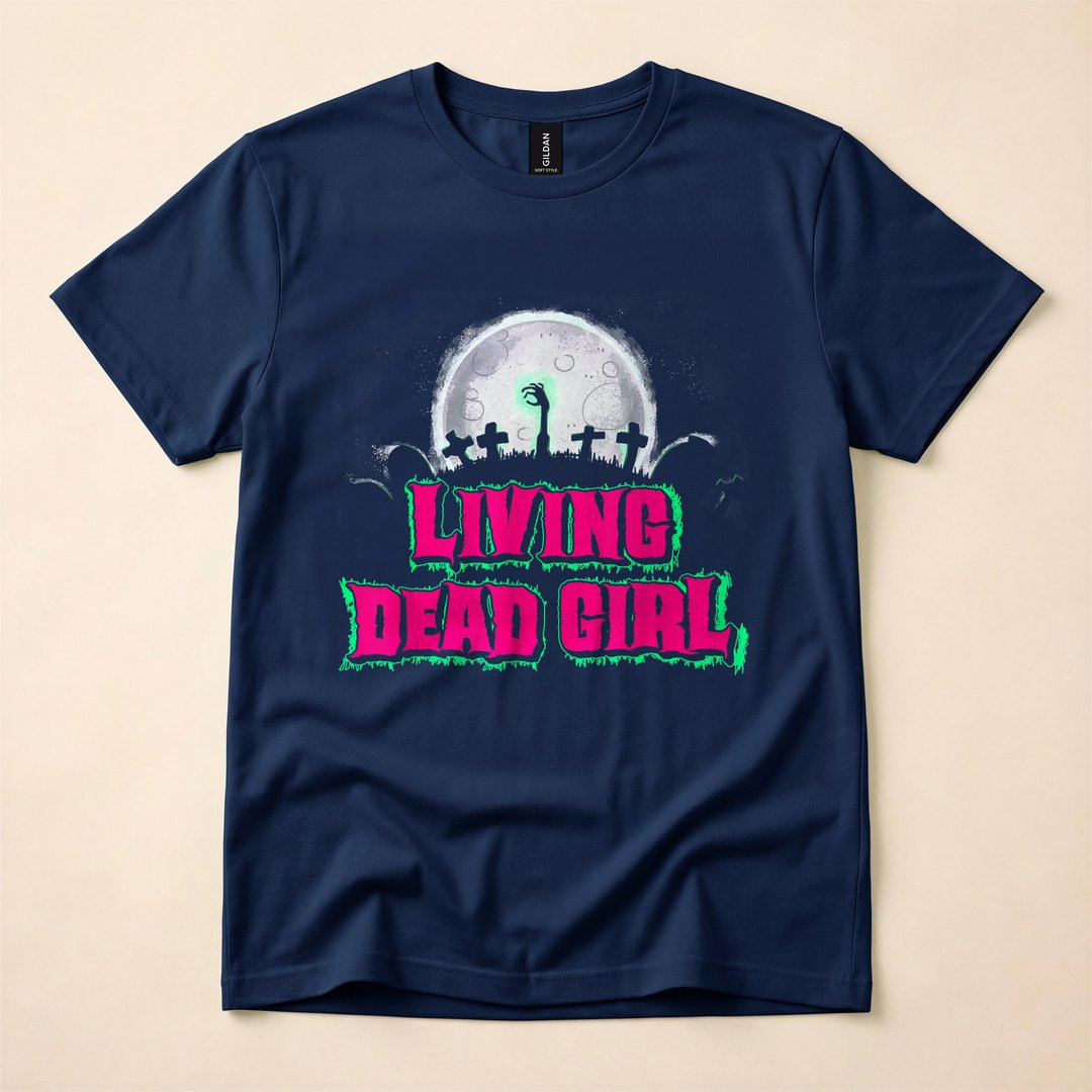 Living Dead Girl Zombie Horror Halloween T-Shirt - photo 2