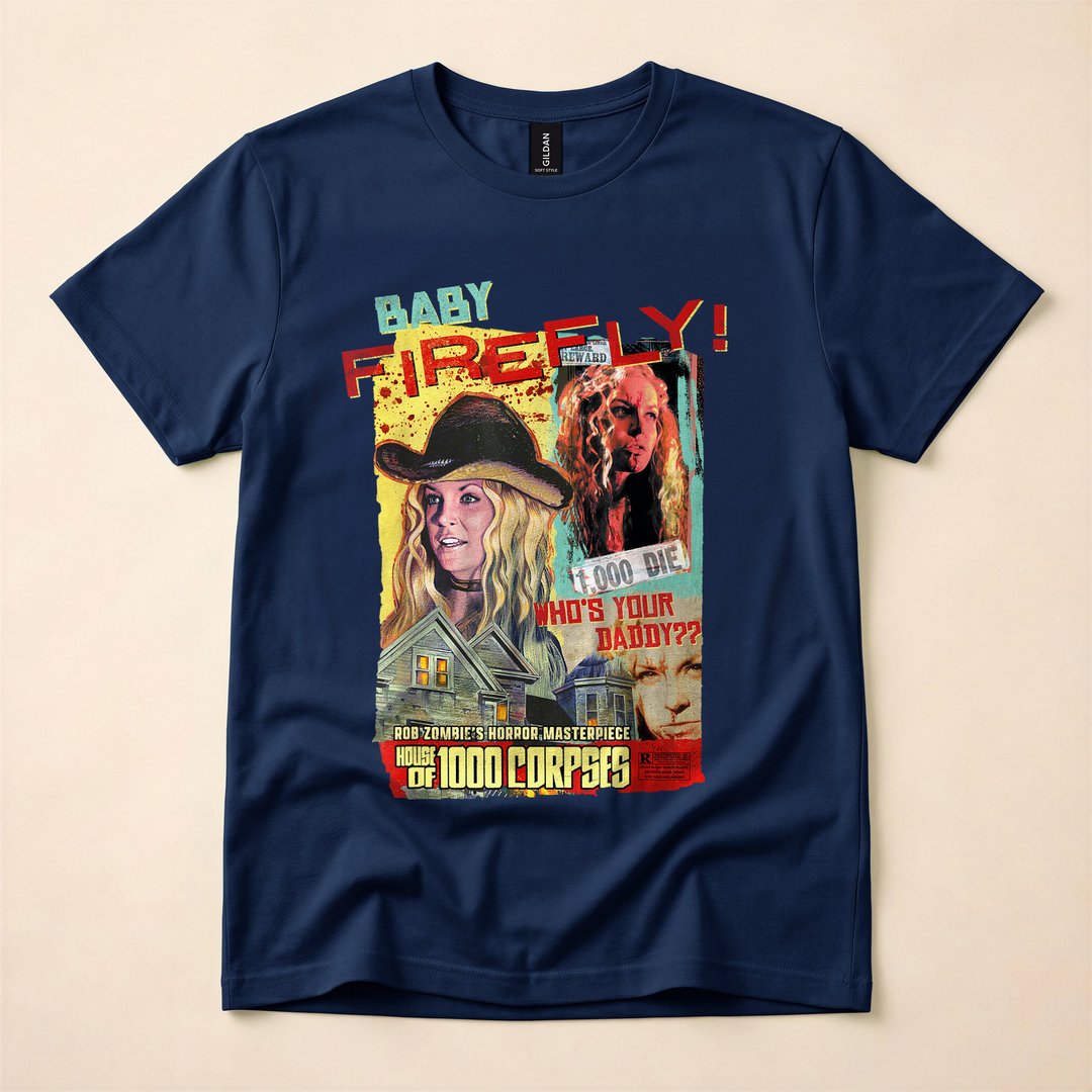 Rob Zombie Baby Firefly Horror Rock Halloween T-Shirt - photo 2