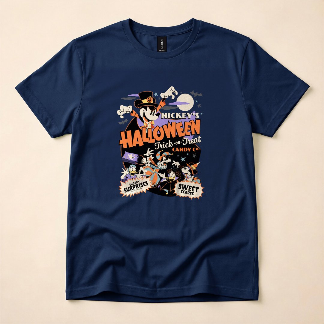 Disney Mickey's Halloween Trick or Treat Candy Co T-Shirt - photo 2