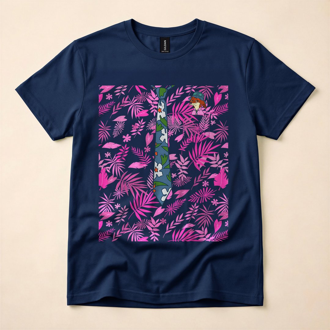Zootopia Nick Wilde Shirt and Tie Halloween Costume T-Shirt - photo 2