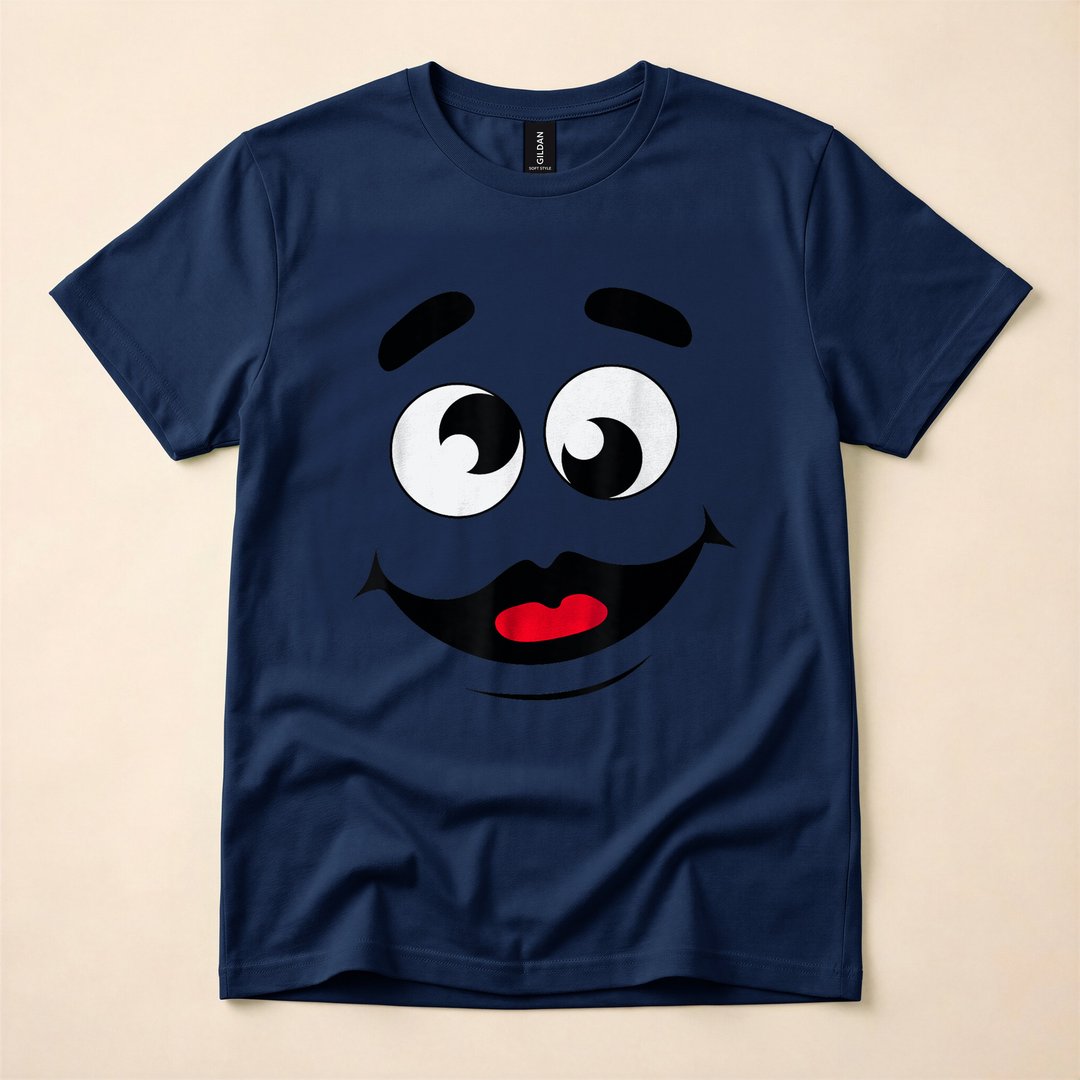 Funny Grimace Monster Face Halloween Costume T-Shirt - photo 2