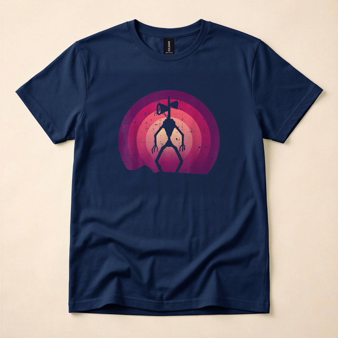 Siren Head Cryptid Lazy Halloween Costume T-Shirt - photo 2