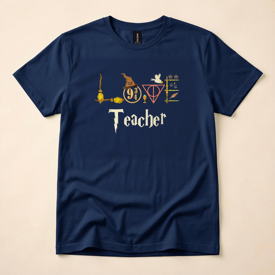 Teacher Wizard School of Magic Halloween T-Shirt - photo 2
