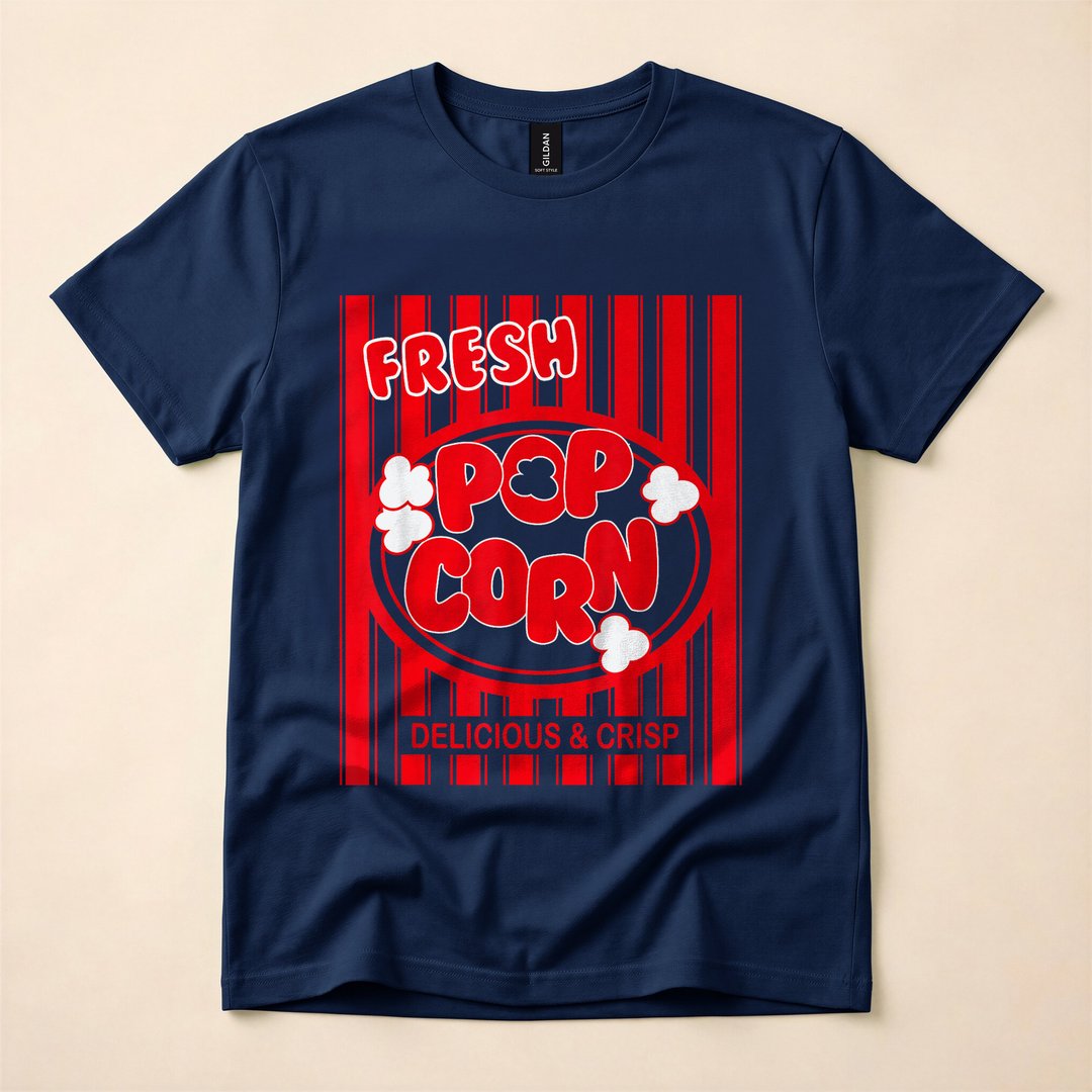 Fresh Popcorn Bag Funny Halloween Costume T-Shirt - photo 2