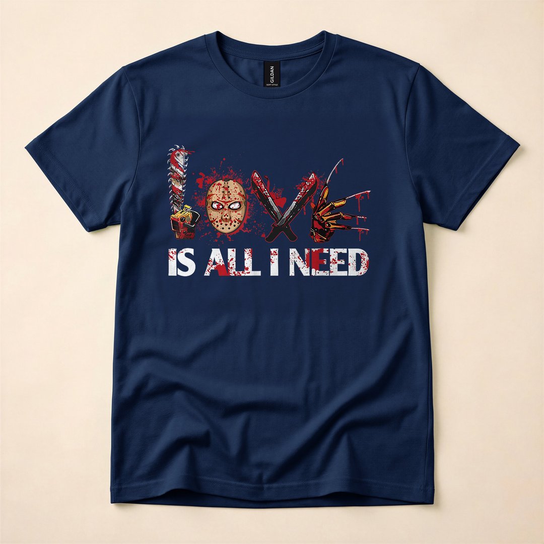 All I Need Is Halloween and Scary Horror Movies T-Shirt - photo 2