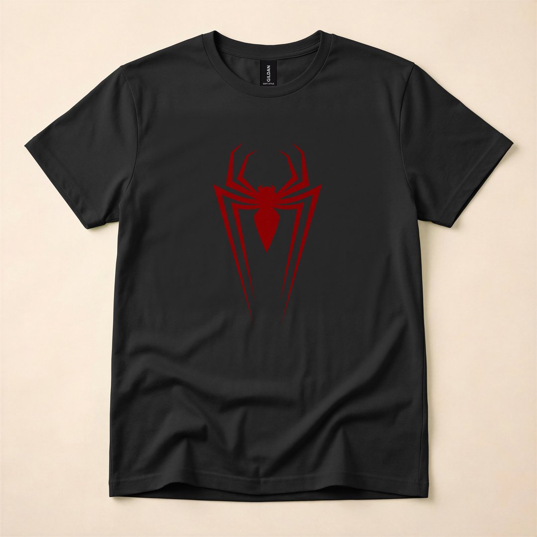 Retro Spider-Man Red Spider Logo Classic T-Shirt
