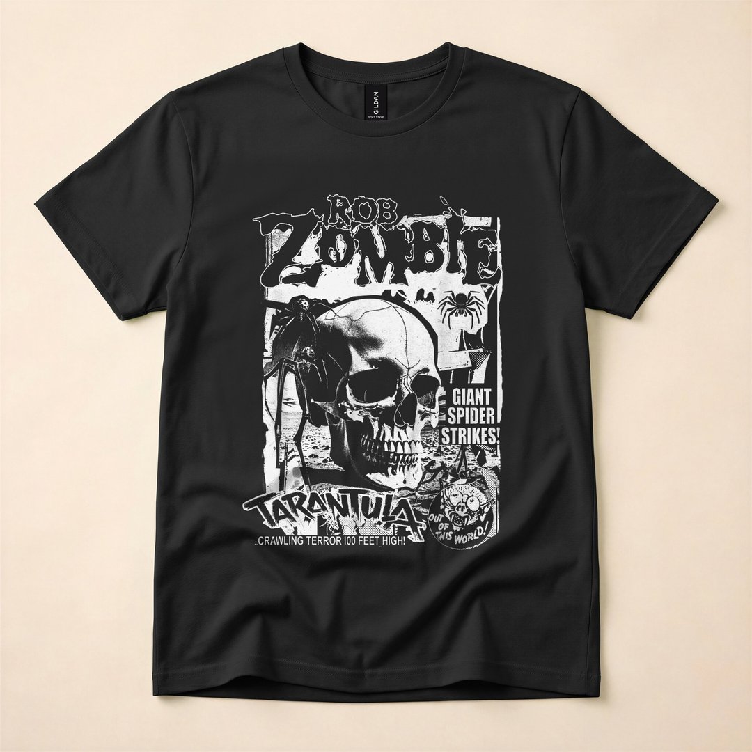 Rob Zombie Tarantula Creepy Spider Horror T-Shirt