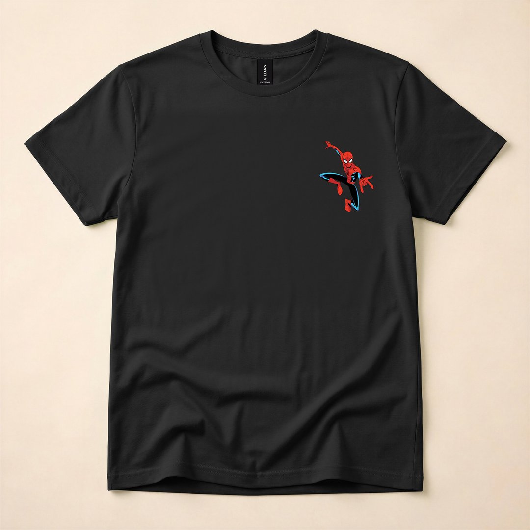 Spider-Man Classic Pocket Art Wall-Crawler T-Shirt