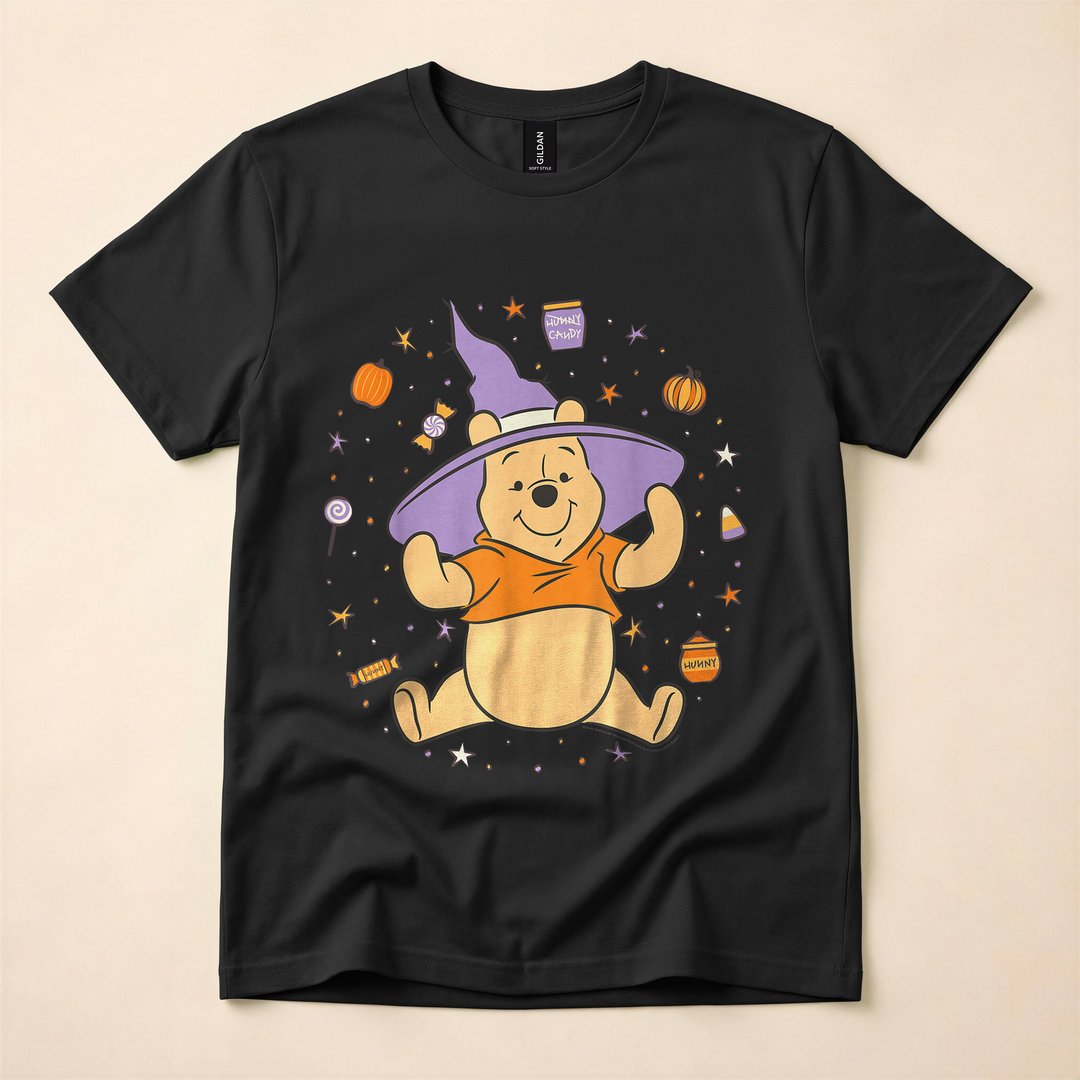 Winnie the Pooh Trick-or-Treat Candy Halloween T-Shirt
