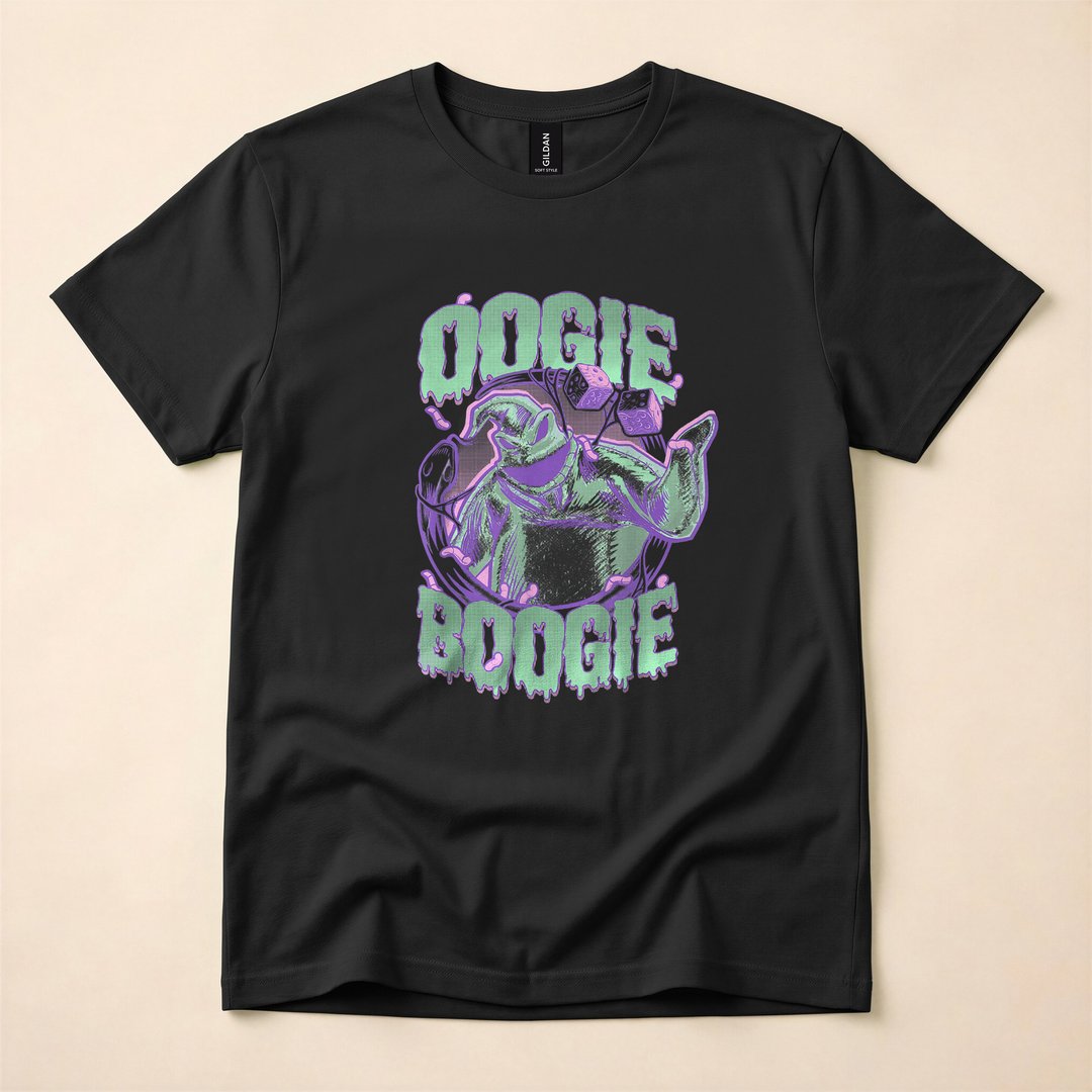 Oogie Boogie Portrait Nightmare Before Christmas Halloween T-Shirt - photo 3