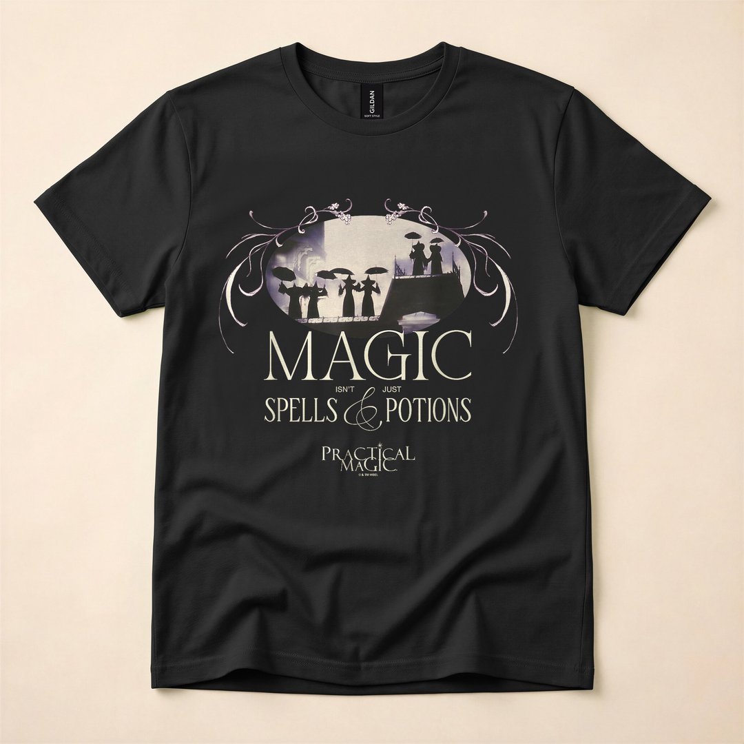 Practical Magic Not Just Spells and Potions Witch T-Shirt - photo 3