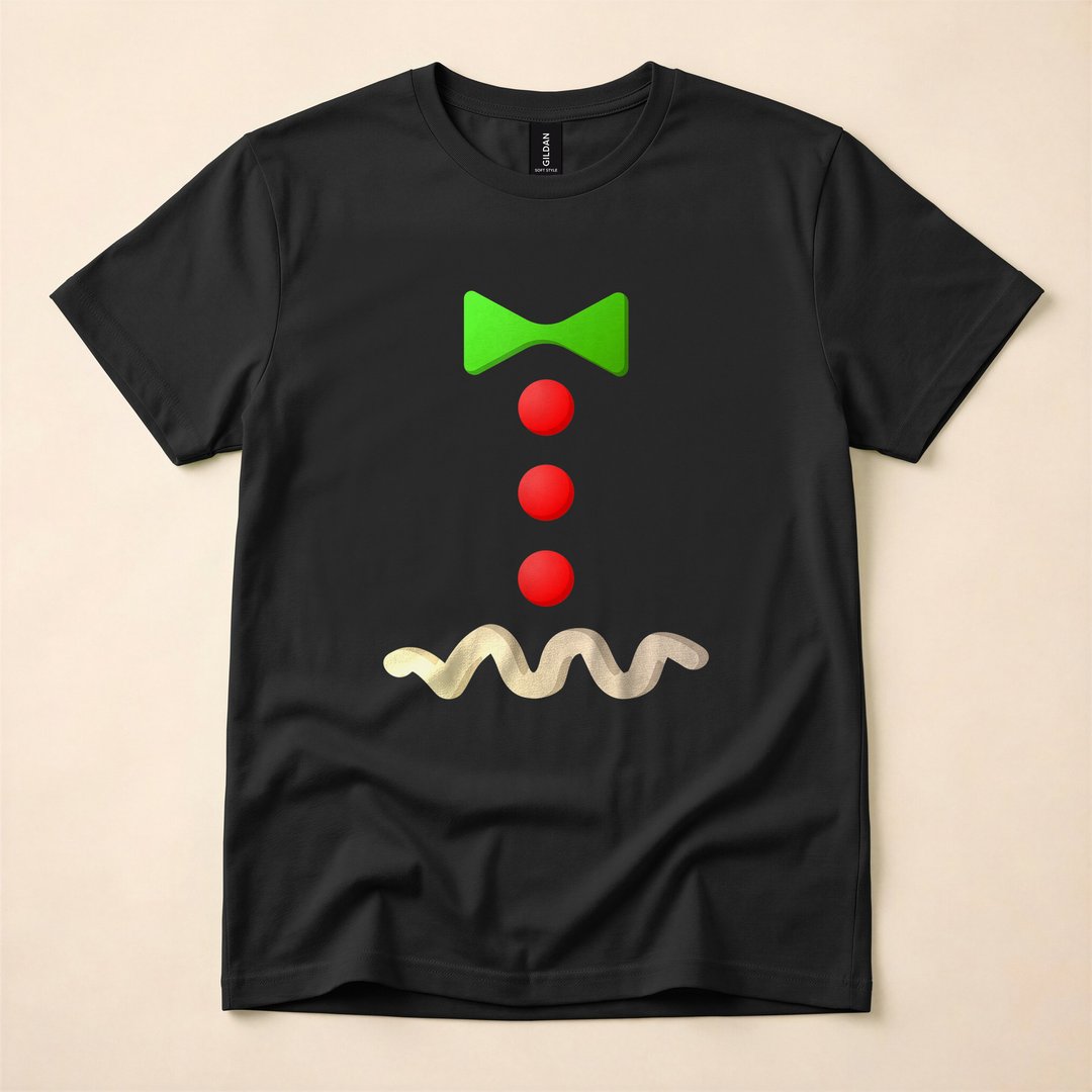 Gingerbread Man Funny Halloween Costume T-Shirt - photo 3
