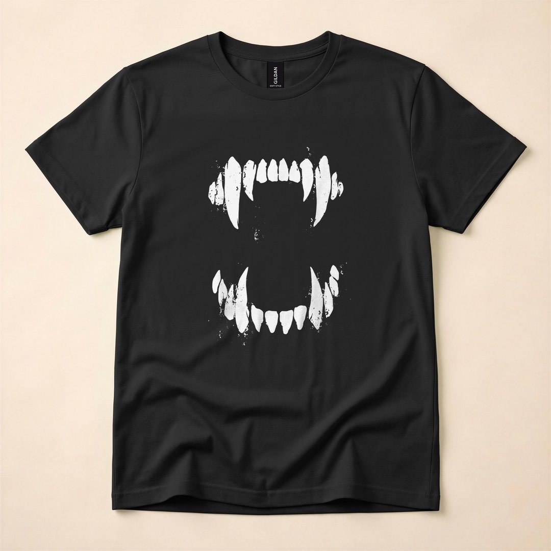 Horror Werewolf Vampire Monster Halloween Costume T-Shirt