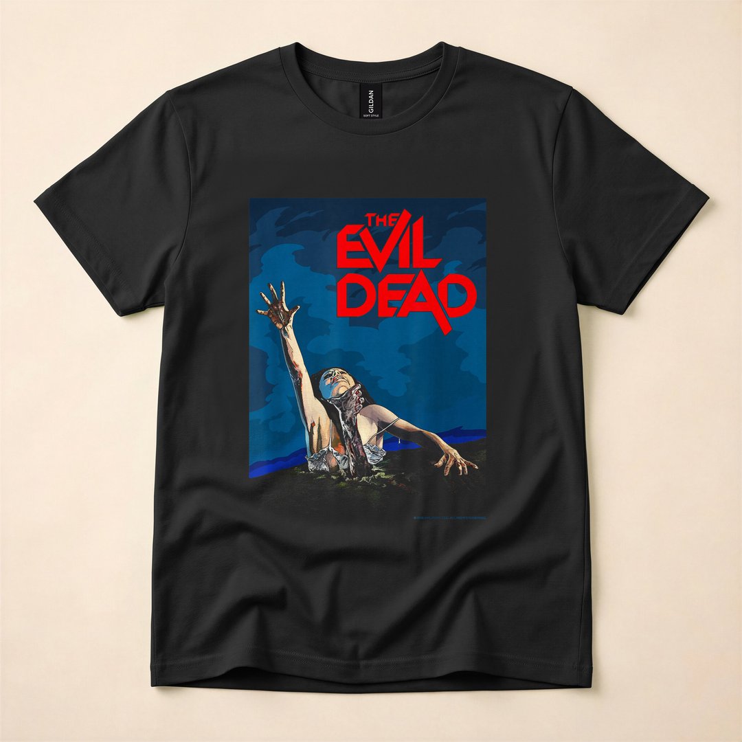Evil Dead 1981 Vintage Horror Movie Poster Halloween T-Shirt