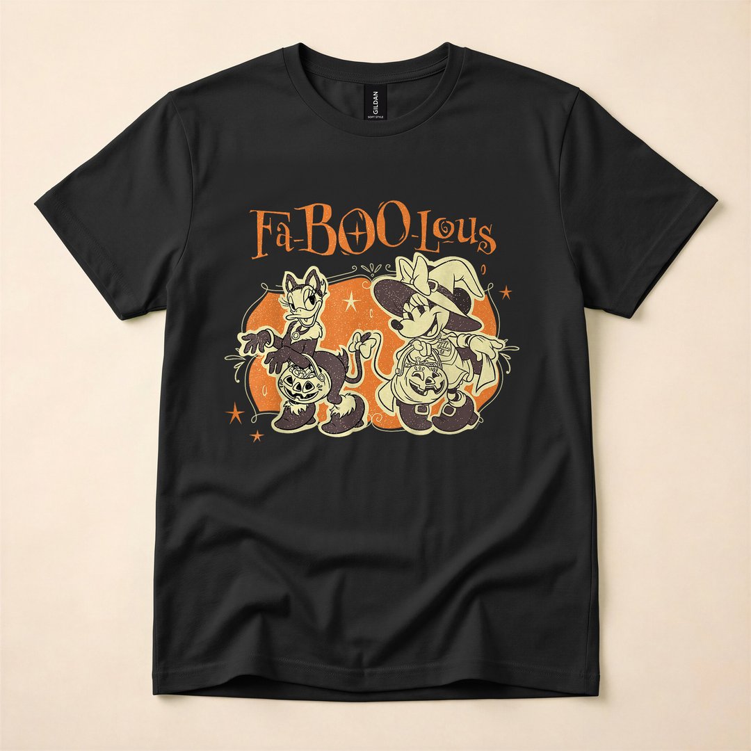 Minnie Mouse & Daisy Duck Fa-Boo-lous Halloween Best Friends T-Shirt