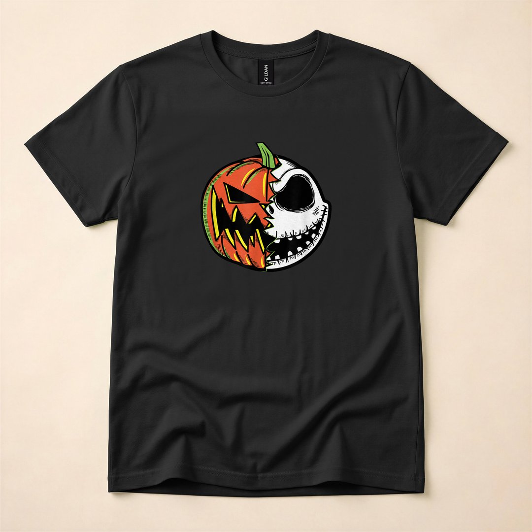 The Nightmare Before Christmas Pumpkin King Face T-Shirt