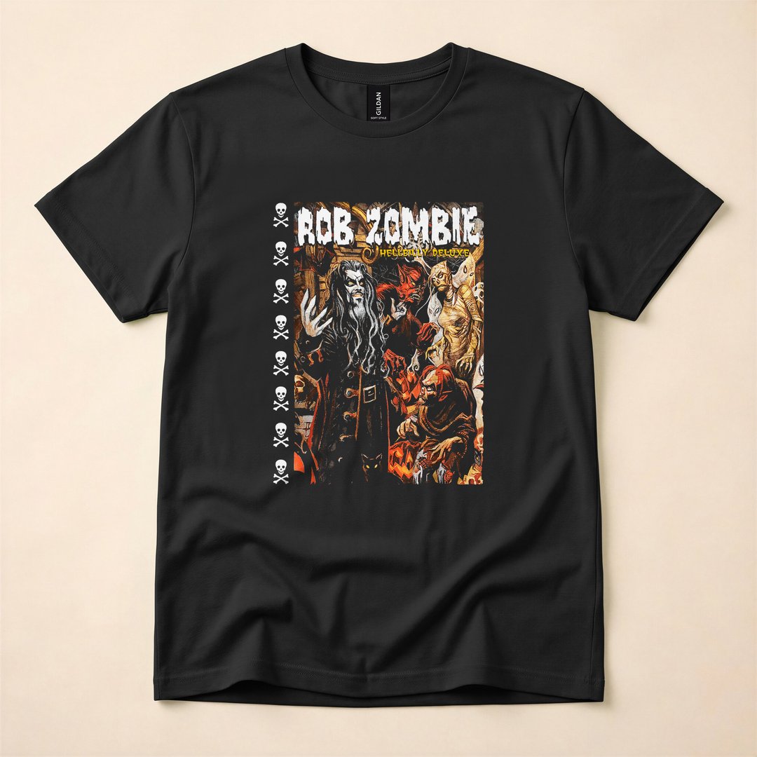 Rob Zombie Hellbilly Deluxe Horror Rock T-Shirt