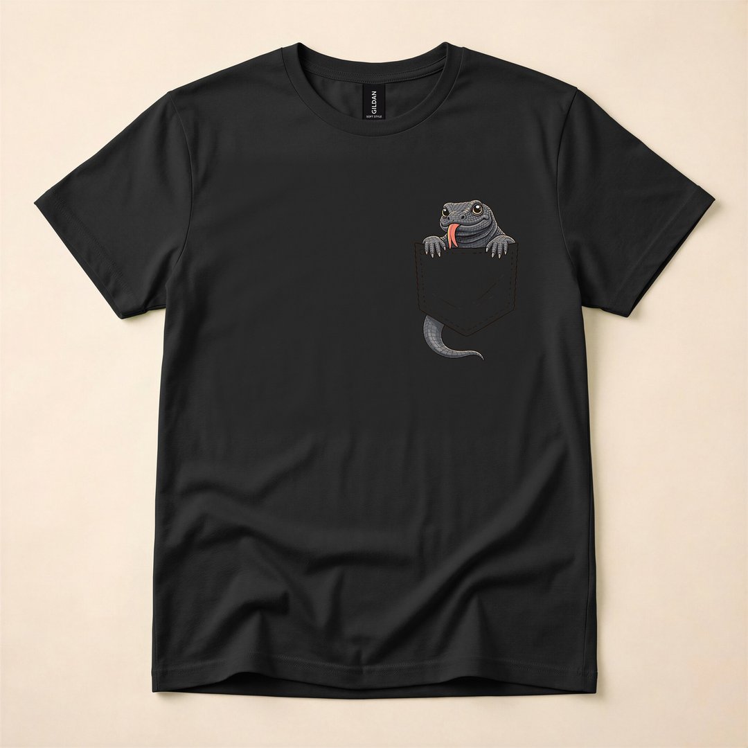 Komodo Dragon Reptile Funny Halloween Costume T-Shirt - photo 3