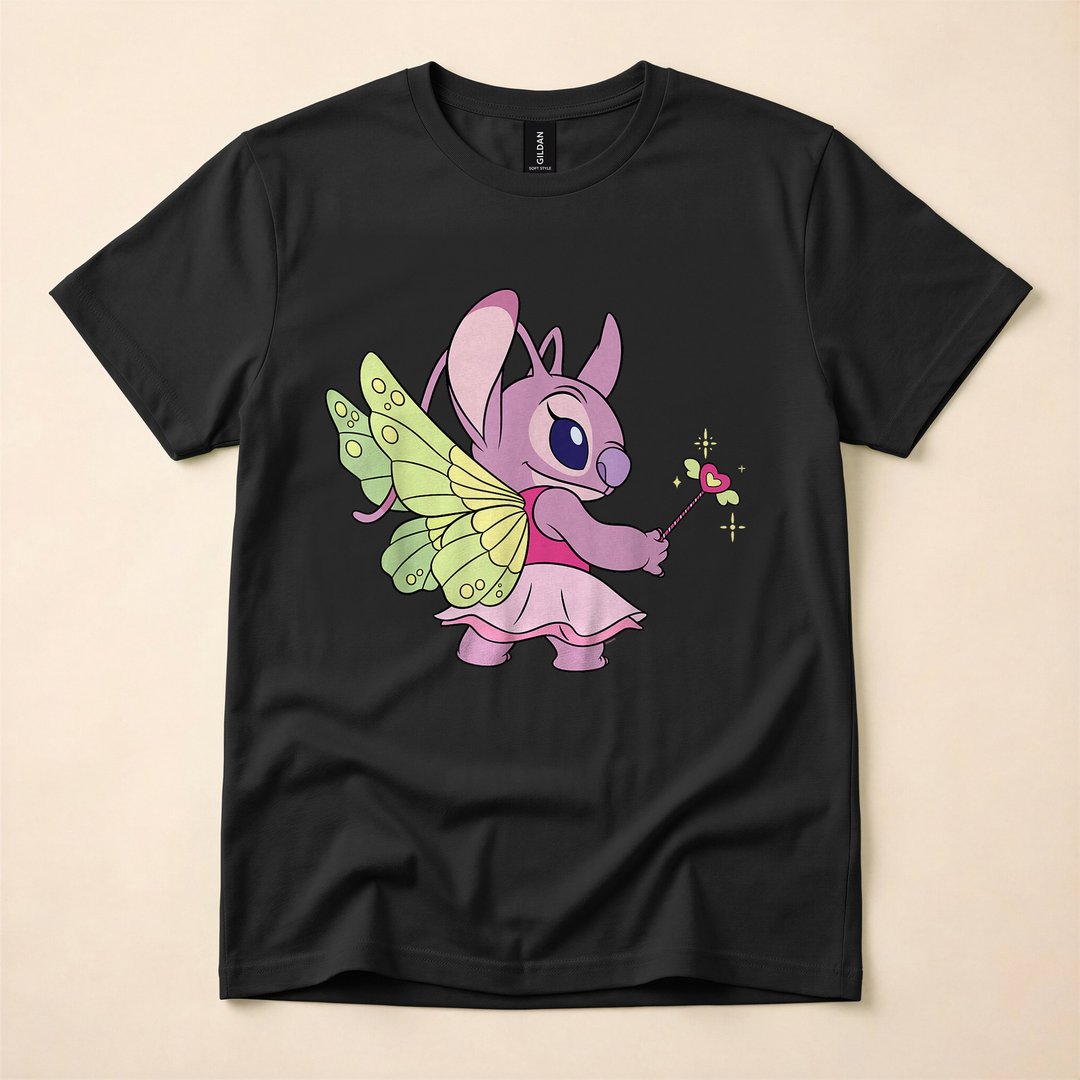 Lilo and Stitch Angel Fairy Halloween Trick-or-Treat T-Shirt