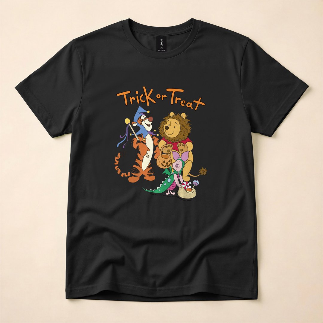 Winnie the Pooh Halloween Trick-or-Treat Group T-Shirt