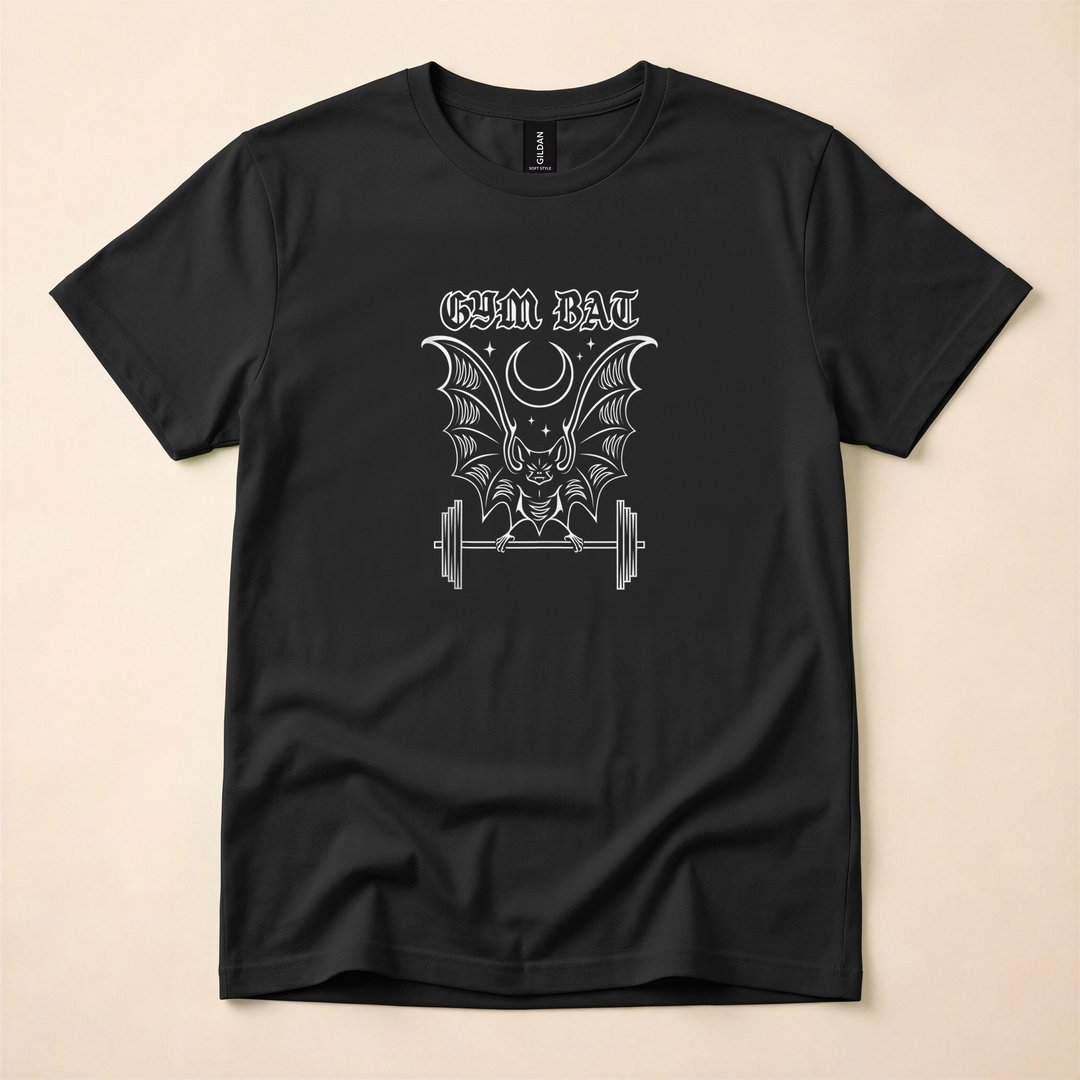 Gothlete Vampire Bat Gym Workout Halloween T-Shirt