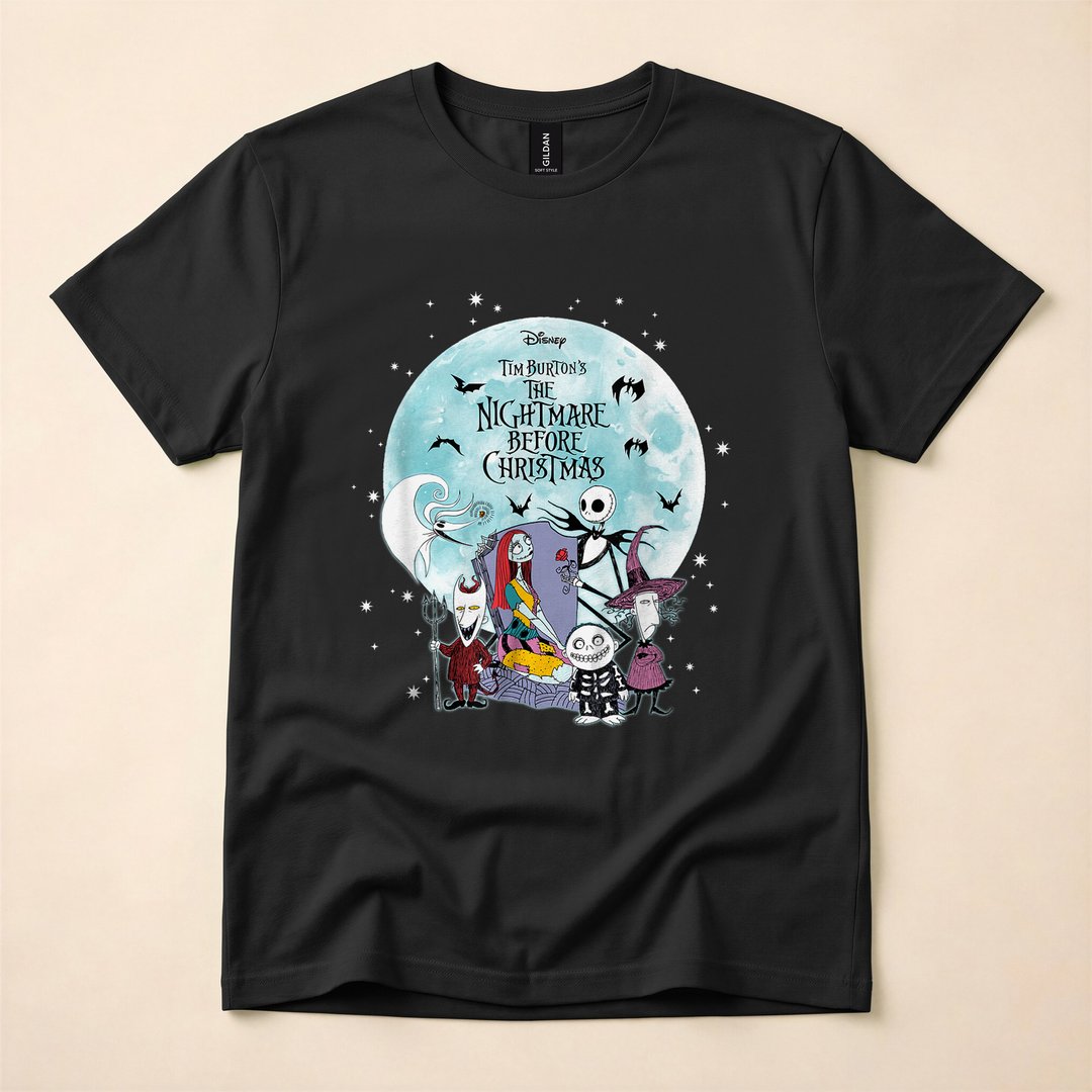 Jack Skellington and Friends Nightmare Before Christmas T-Shirt