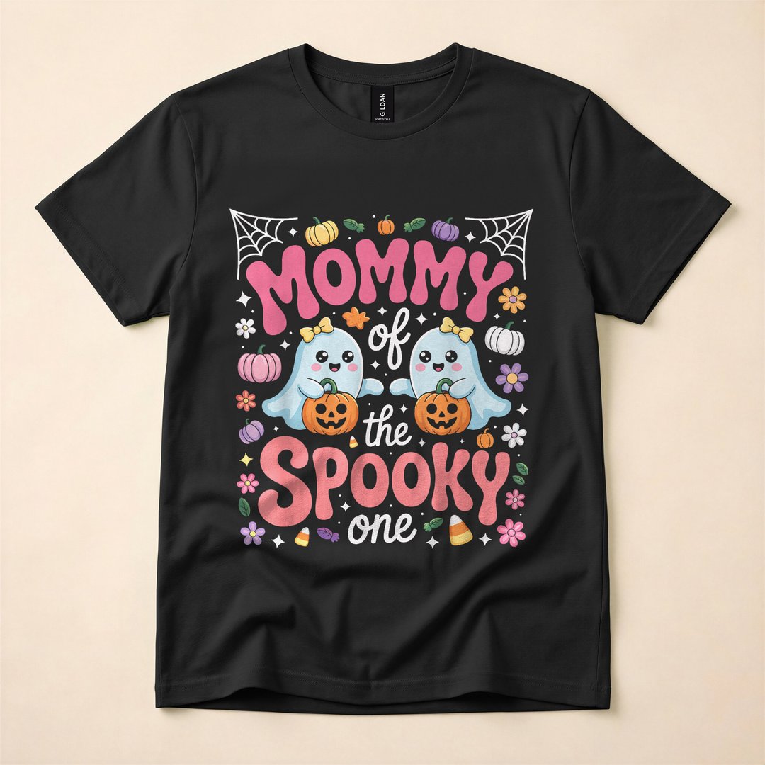 Mommy of the Spooky One Halloween Birthday T-Shirt