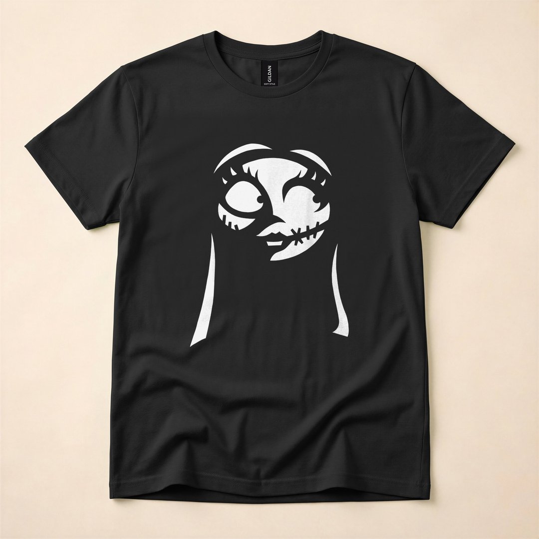 The Nightmare Before Christmas Sally Big Face T-Shirt