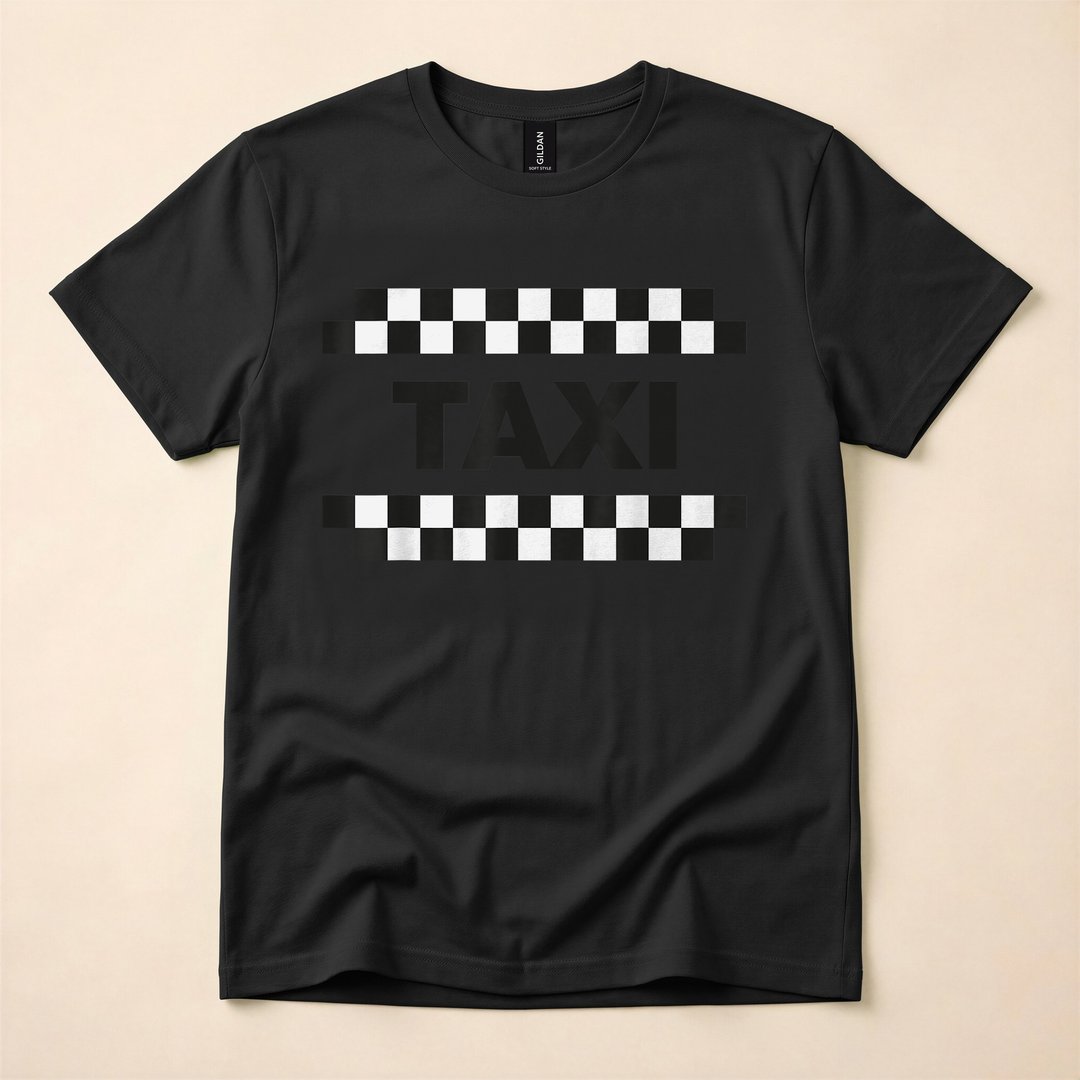 NYC Yellow Taxi Cab Funny Halloween Costume T-Shirt - photo 3