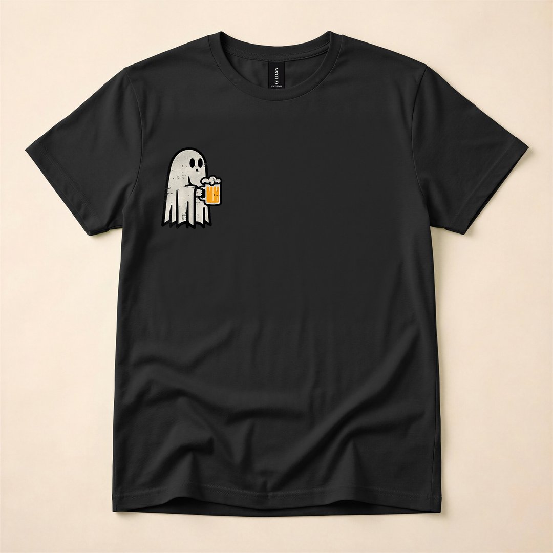 Lazy Ghost Costume Funny Halloween Party T-Shirt