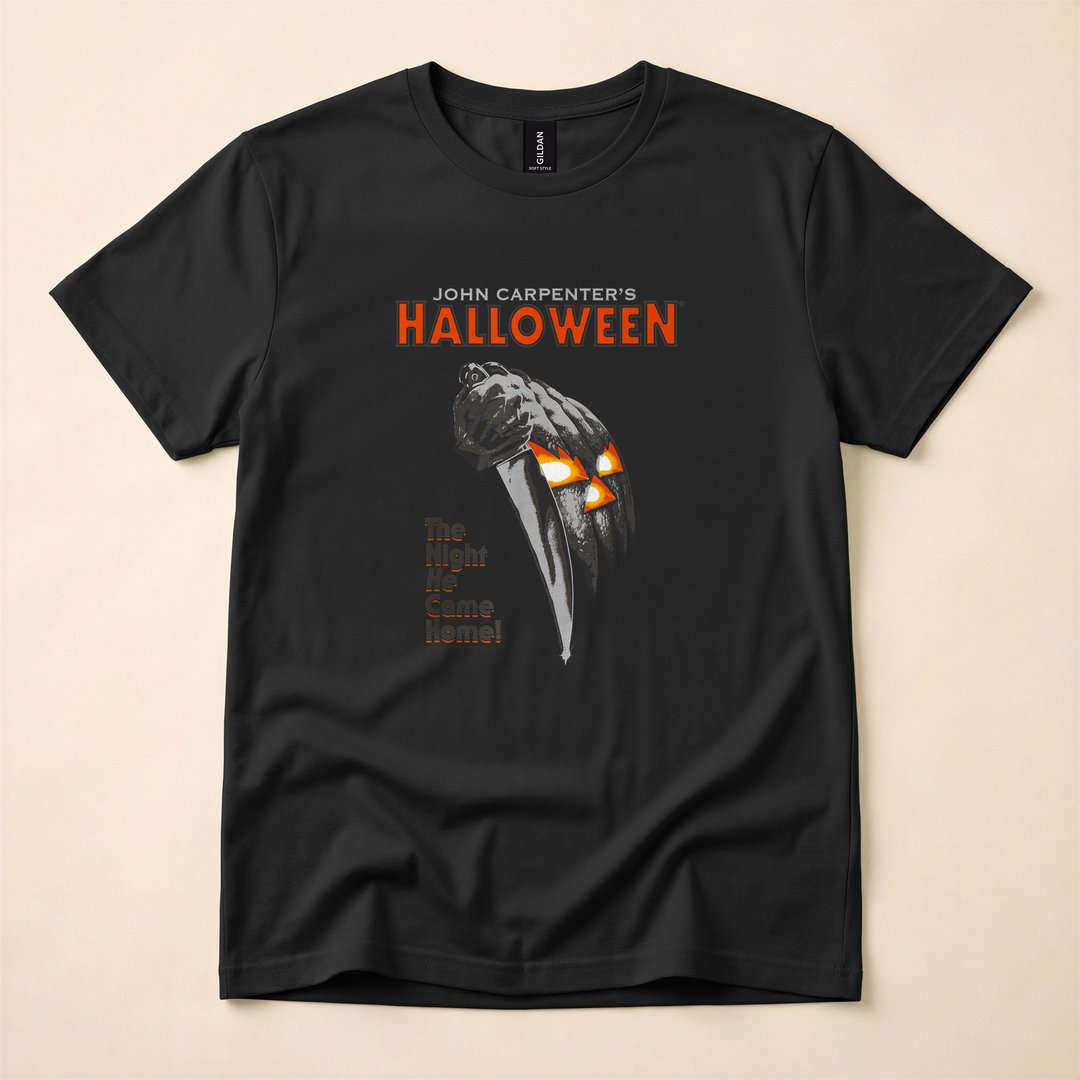Classic Halloween Horror Movie Poster Spooky Night T-Shirt