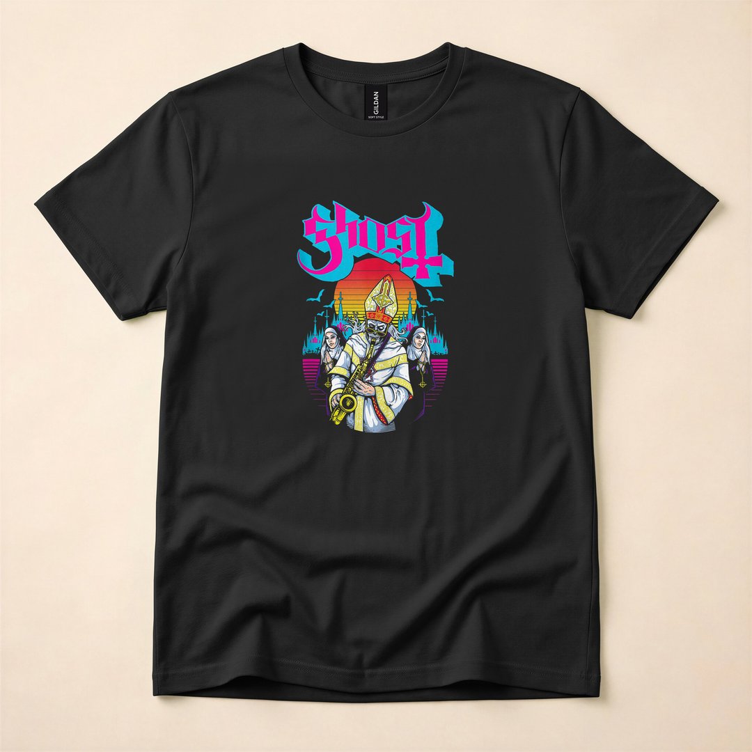 Ghost Miasma Vice Occult Horror Band T-Shirt