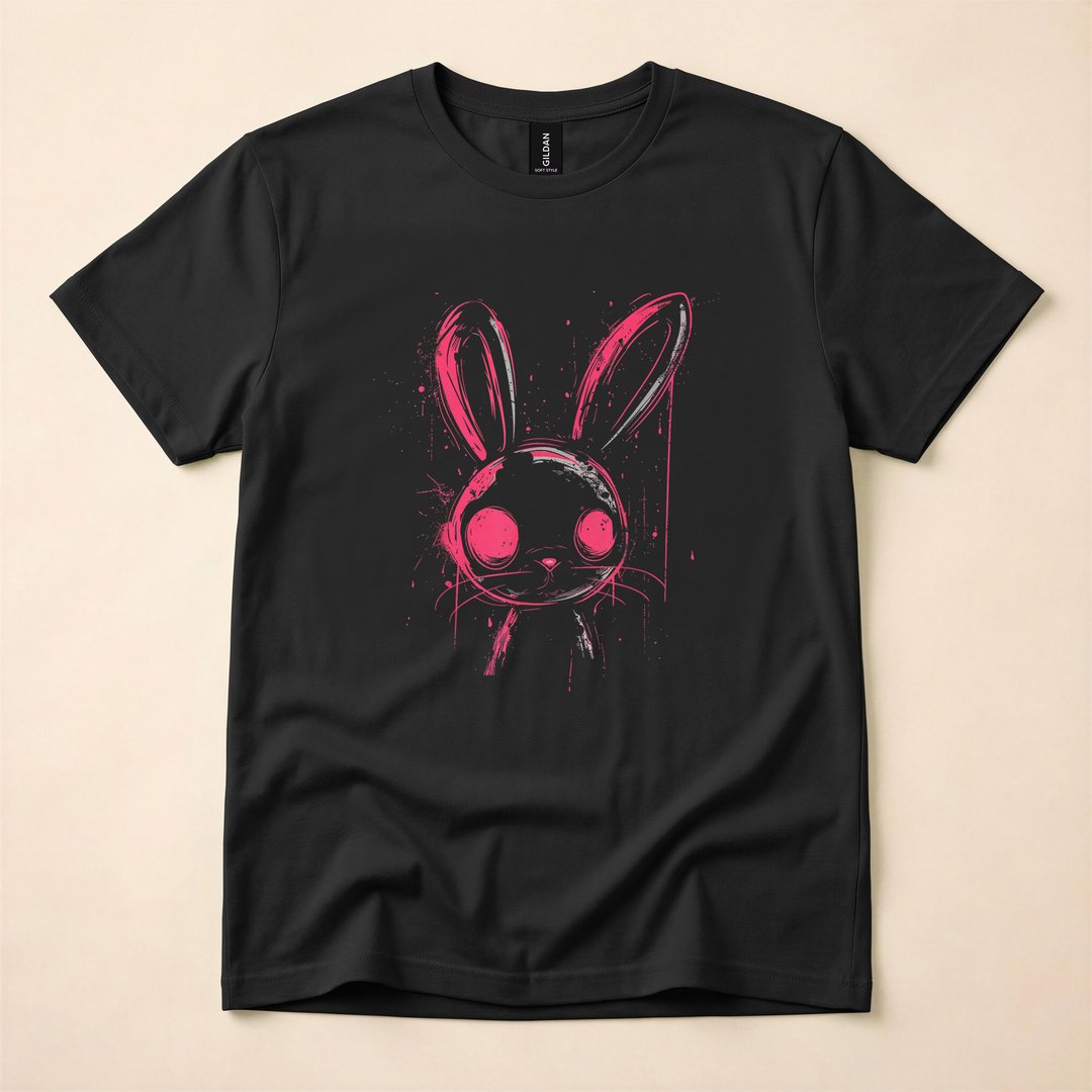 Pastel Goth Bunny Creepy Cute Grunge Halloween T-Shirt