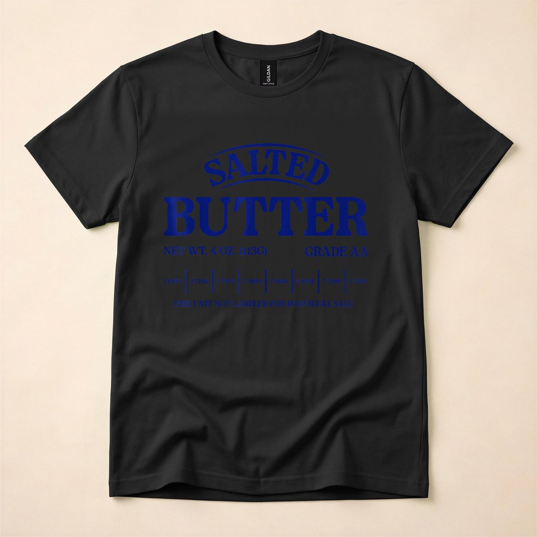 Pretend I'm Salted Butter Funny Halloween Costume T-Shirt - photo 3