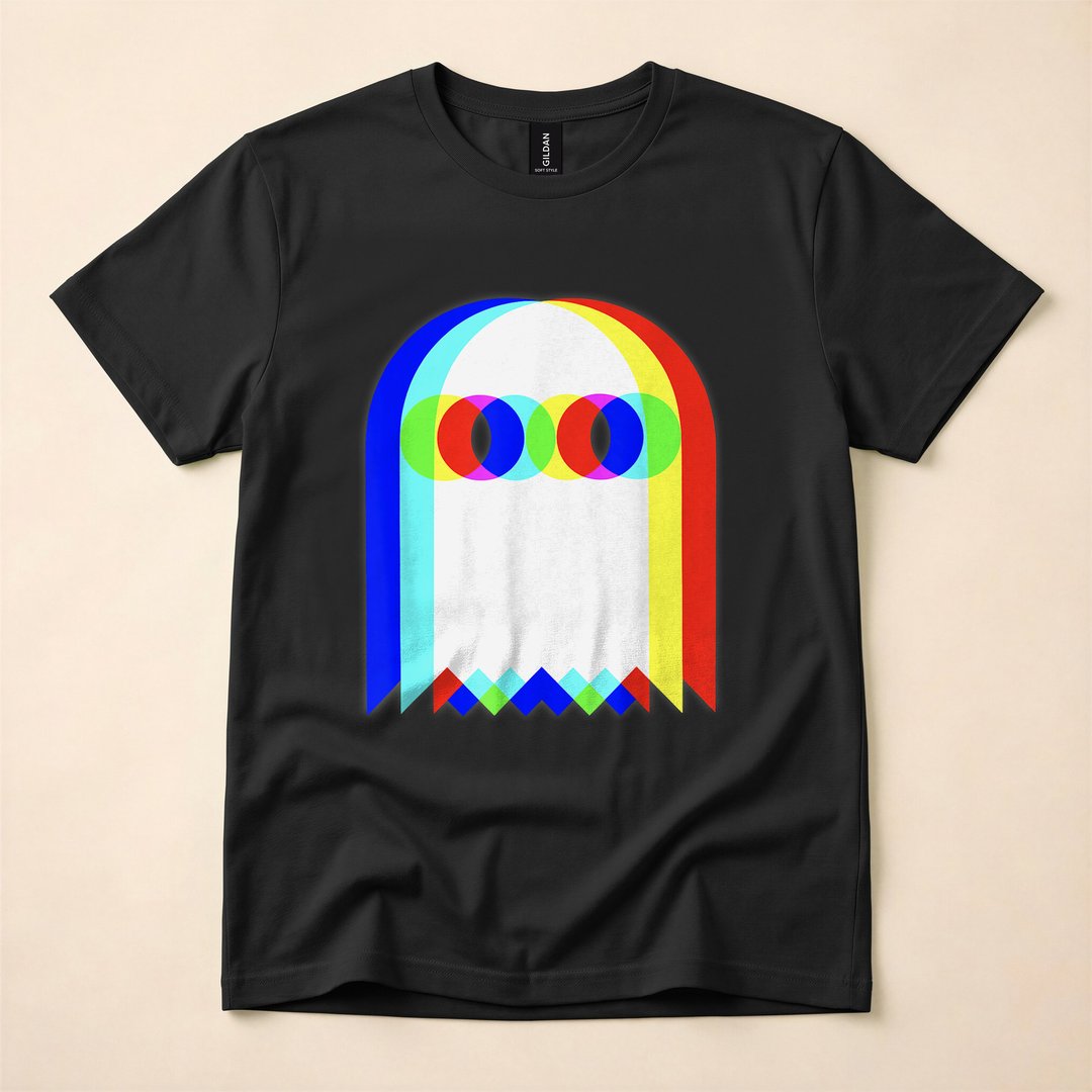 Vaporwave Ghost Retro Halloween Techno T-Shirt