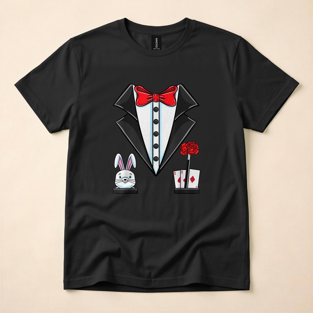 Classic Magician Costume Funny Halloween T-Shirt