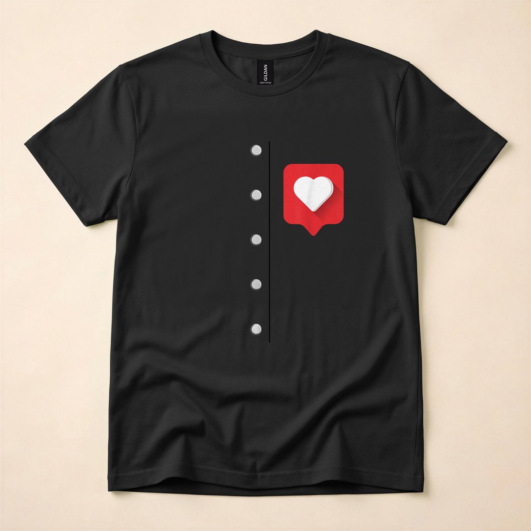 Retro Tin Man DIY Halloween Costume Heart T-Shirt - photo 3