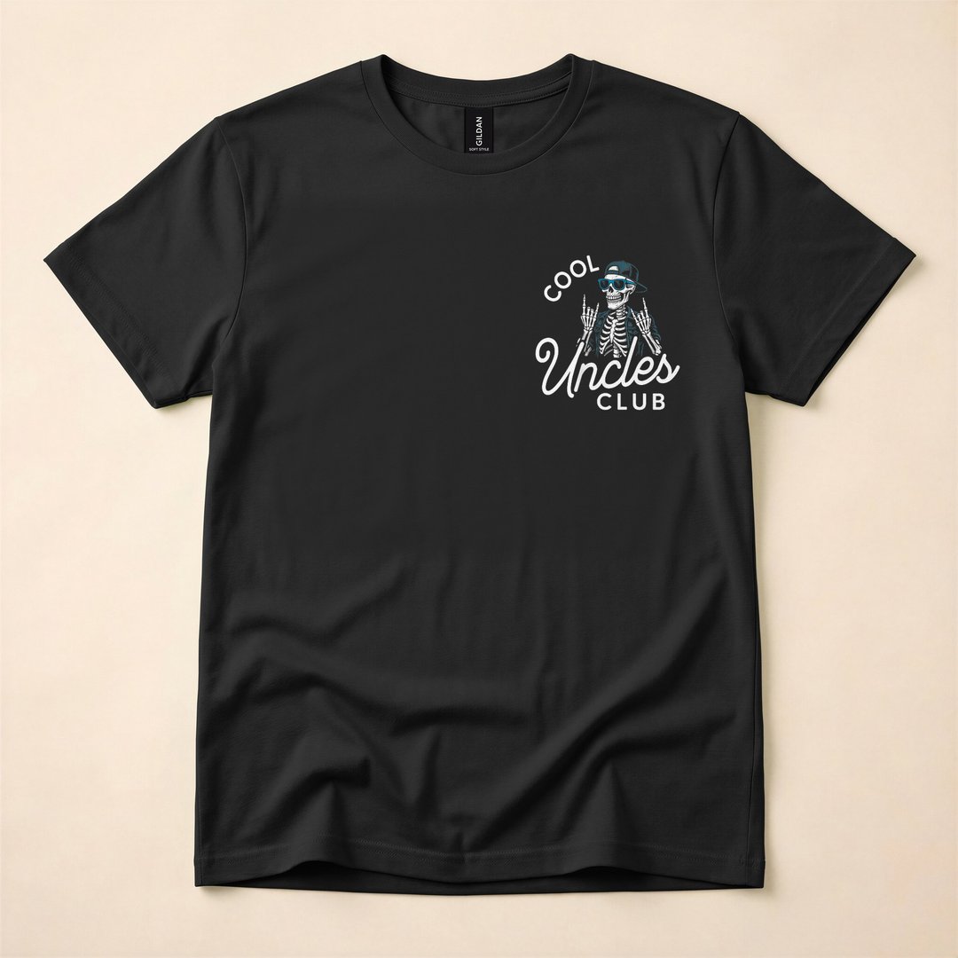 Cool Uncles Club Funny Skeleton Uncle T-Shirt