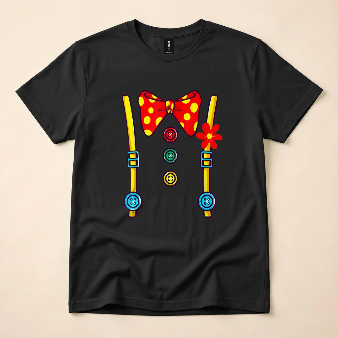 Vintage Clown Costume Halloween Family Matching T-Shirt