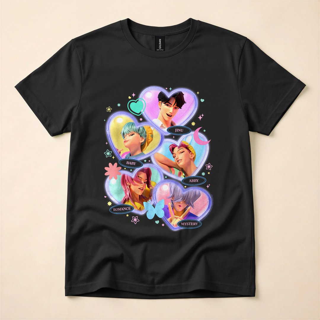 Saja Boys Soda Pop Y2K Halloween Poster T-Shirt - photo 3