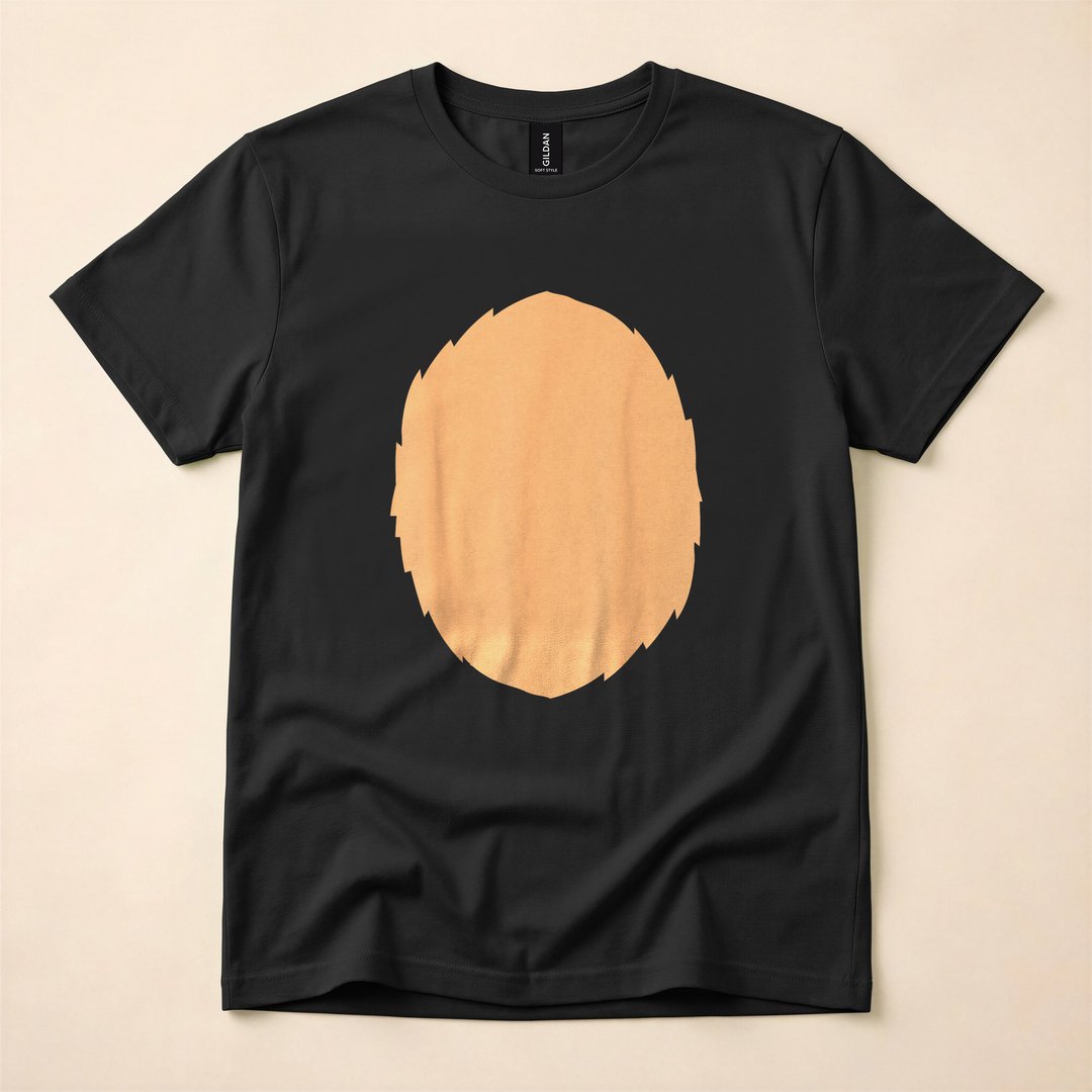 Bear Face Halloween Animal Costume T-Shirt - photo 3