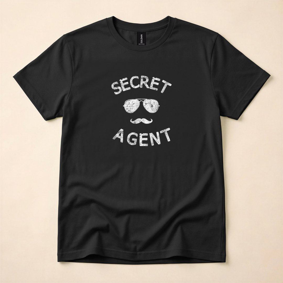 Secret Agent Spy Funny Halloween Costume T-Shirt